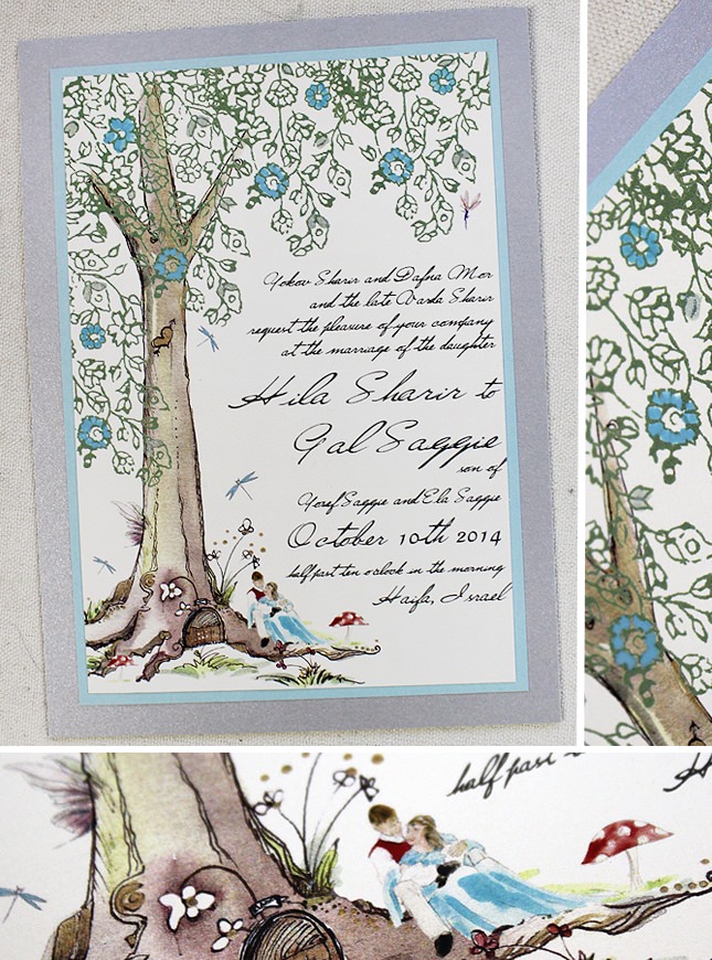 Fairy Tale Tree Wedding Invitation
