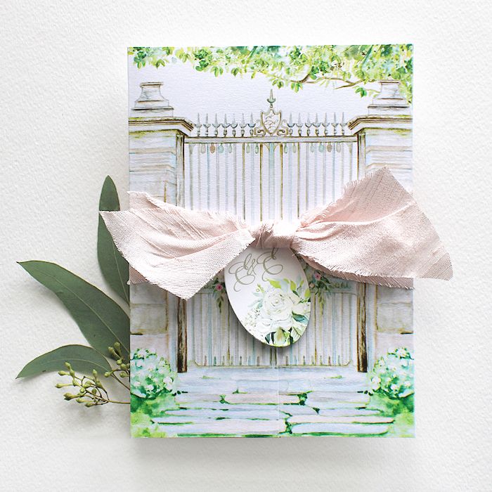 Pastel Rainbow Signature Bow Vellum