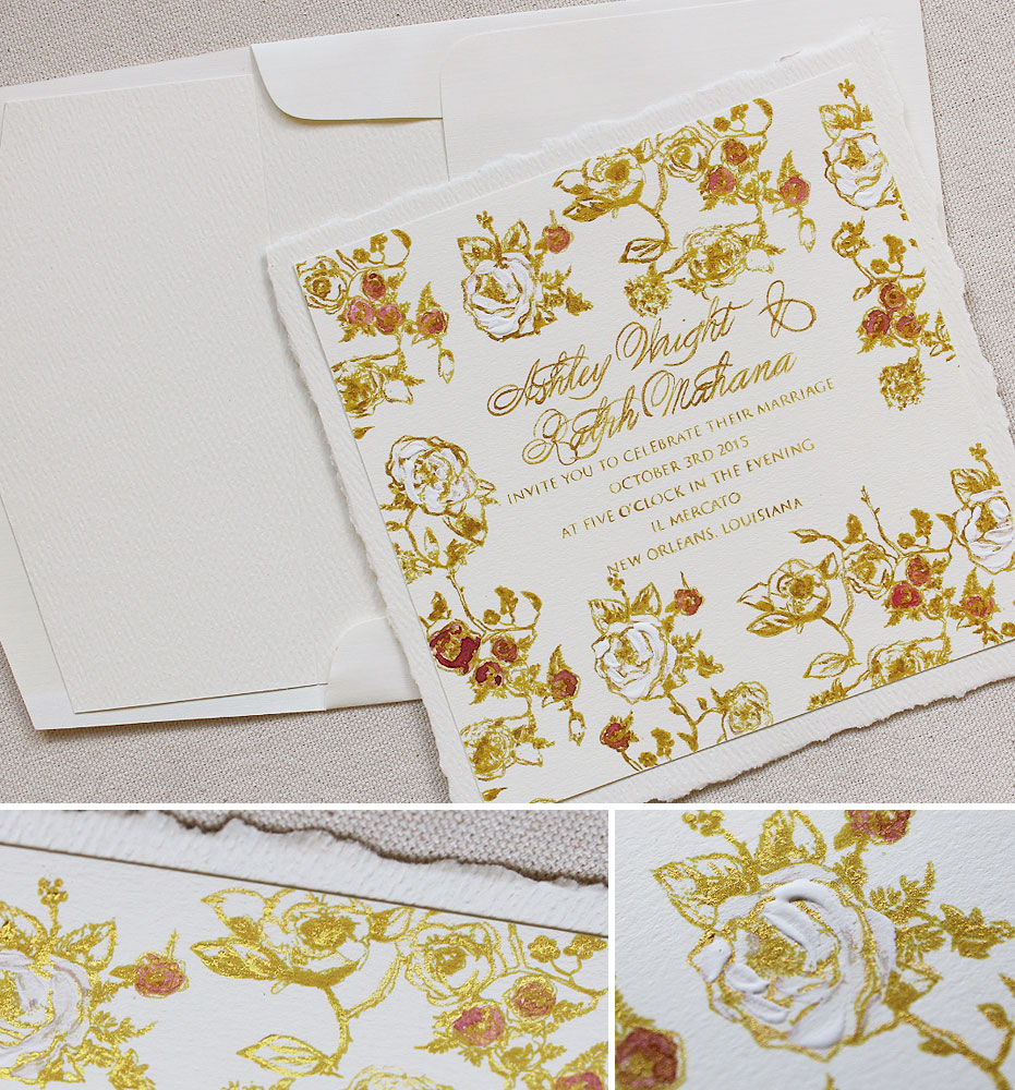 rose-pattern-wedding-invitation