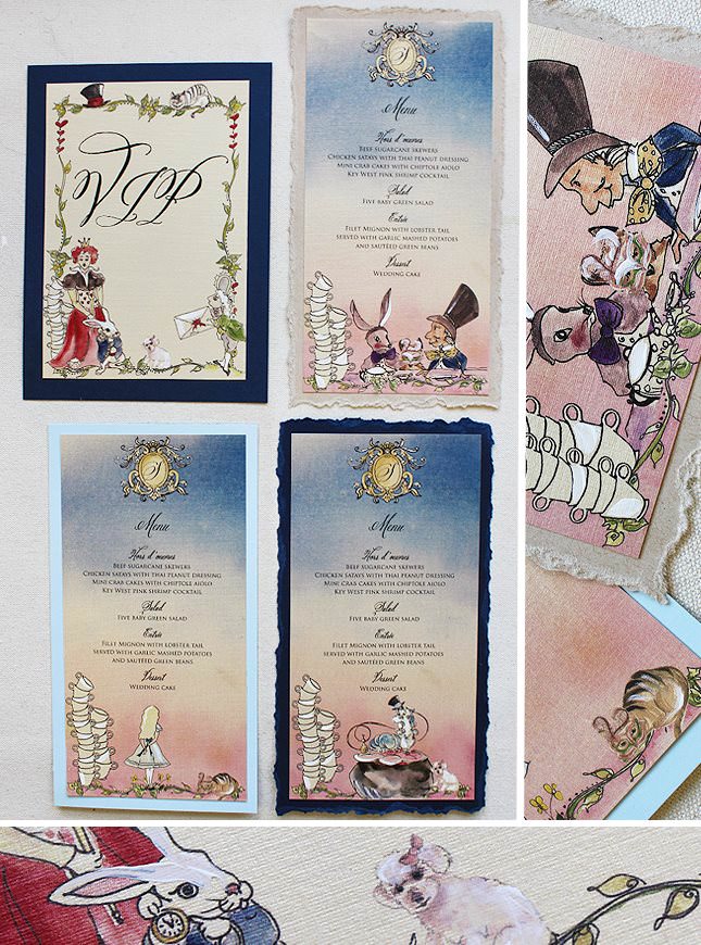 Alice in Wonderland Wedding Accessories