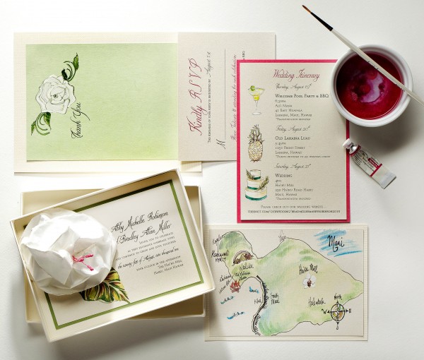 paper-flower-wedding-invitation-tropical