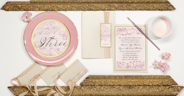 vintage-lace-leaves-pink-wedding-invitation