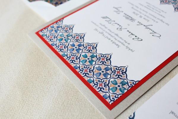 moroccan-tile-watercolor-wedding-invitation