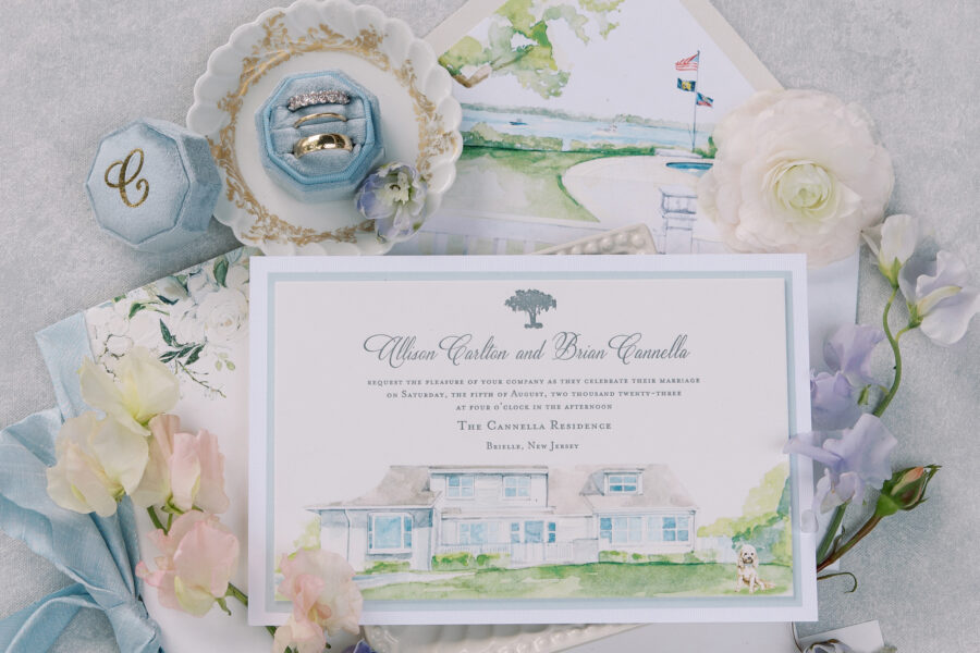 house-portrait-wedding-invitation