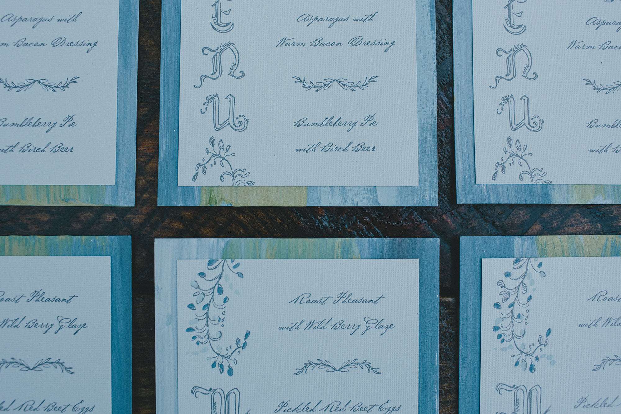 andrew-wyeth-inspired-watercolor-wedding-menu