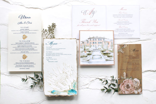 watercolor-wedding-menus