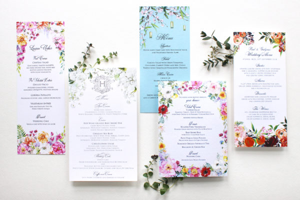 watercolor-floral-wedding-menus