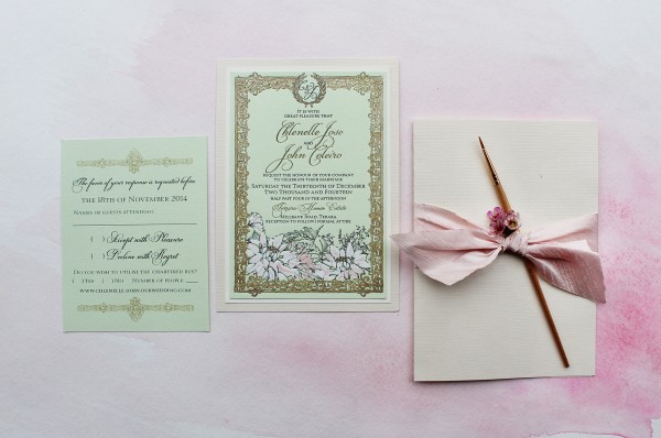 masters_gilded_frames_pink_peony_gold_frame_hand_painted_wedding_invitation