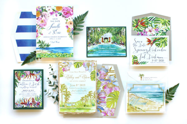 Tropical Save the Dates