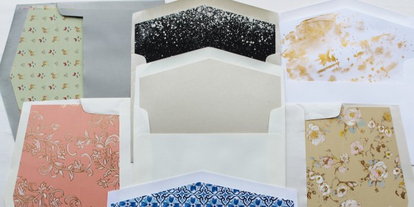 Hand Painted Envelope Liners