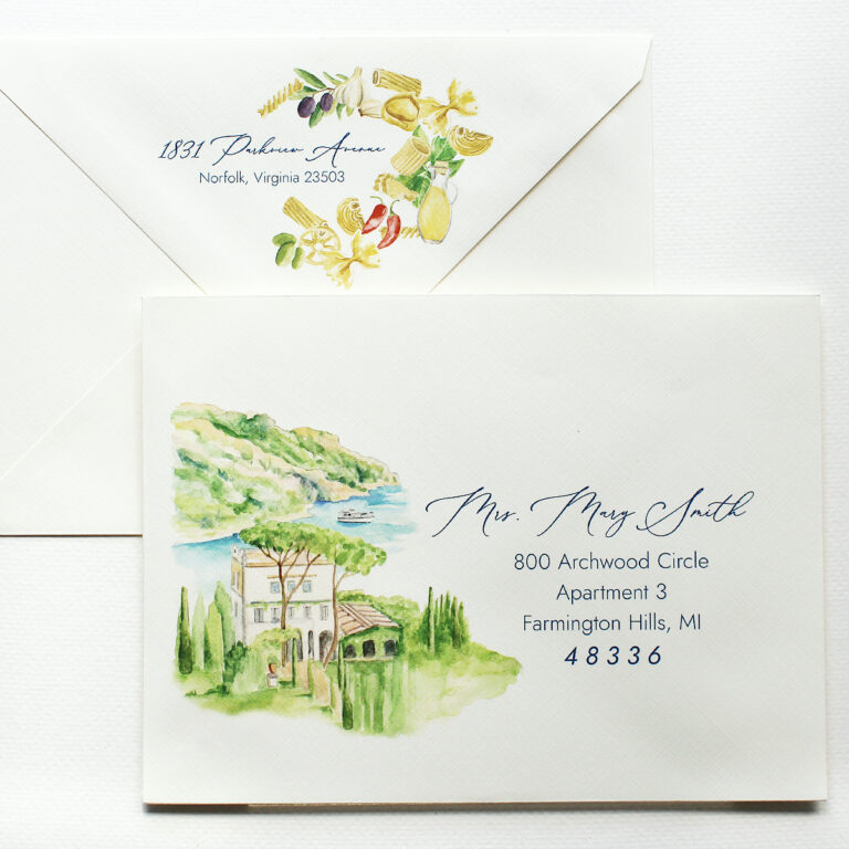 Envelope Liners & Addressing - Momental Designs