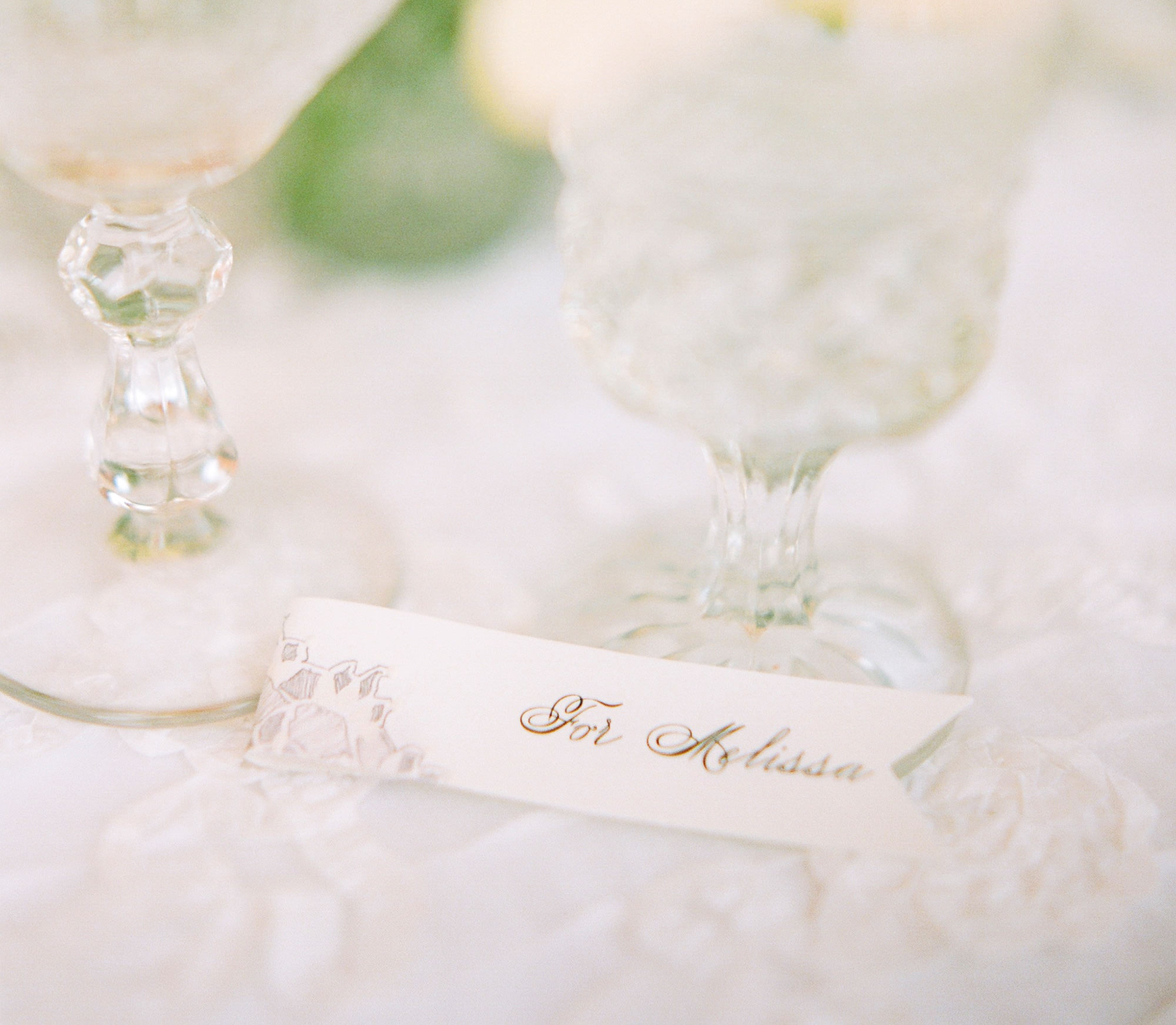 all-white-wedding-place-card