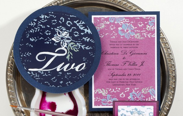 purple-navy-hand-painted-wedding-invitations