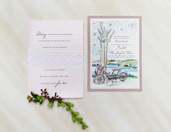 tandem-bicycle-tree-wedding-invitation