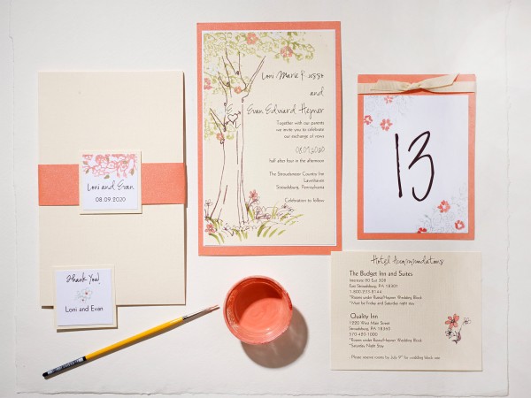 vintage-lacy-signature-coral-tree-wedding-invitation