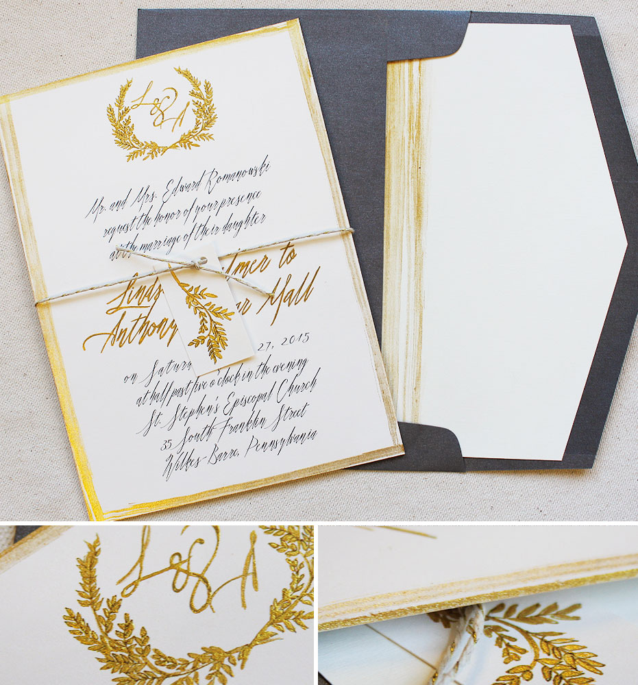 gold-foil-monogram-wedding-invite