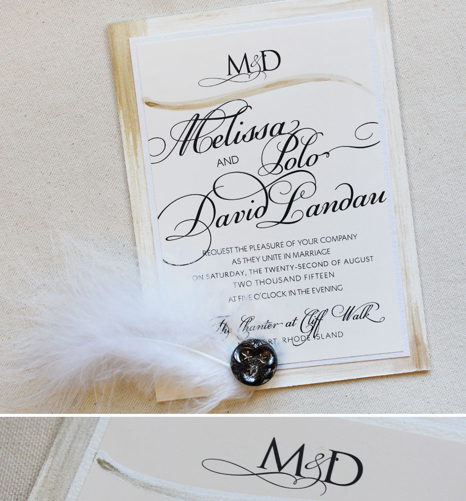 black-tie-monogram-wedding-invitation