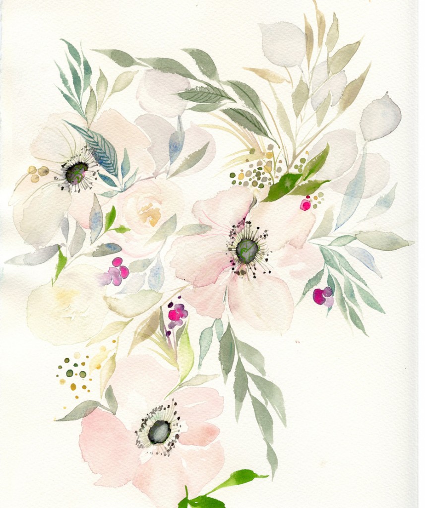 watercolor-anemone