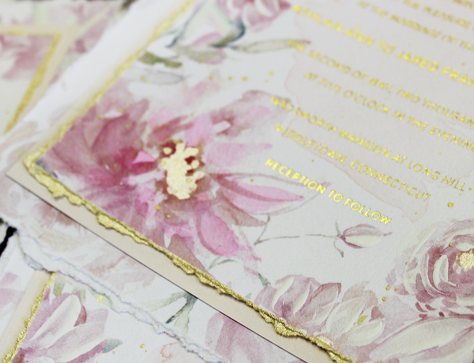 pink-peony-watercolor-and-foil-wedding-invitation