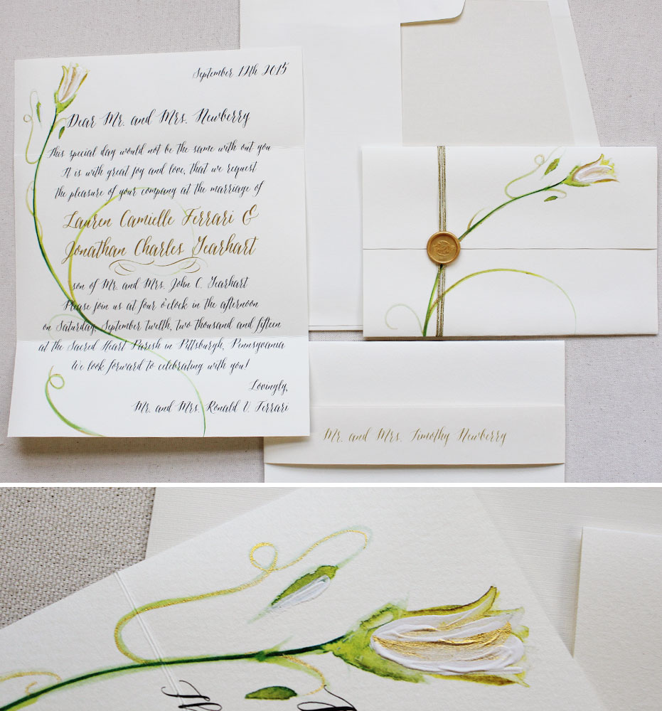 floral-letter-wedding-invitation