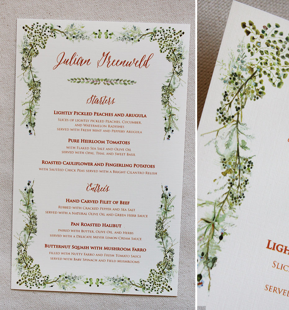 botanical-wedding-menu