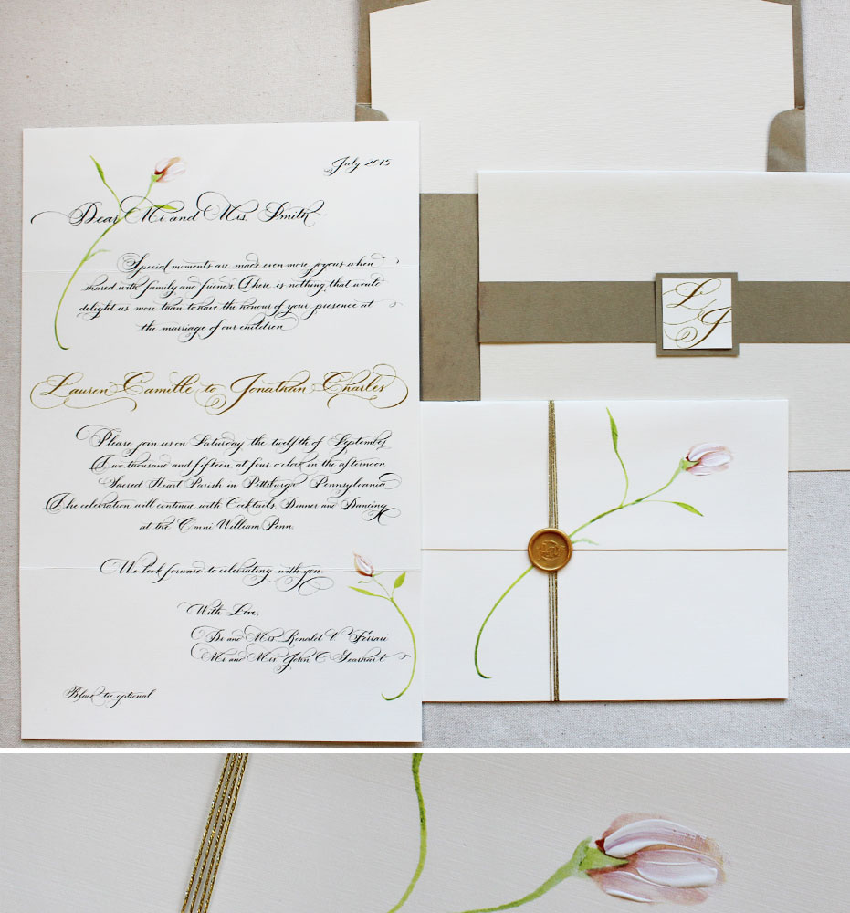 calligraphy-letter-wedding-stationery