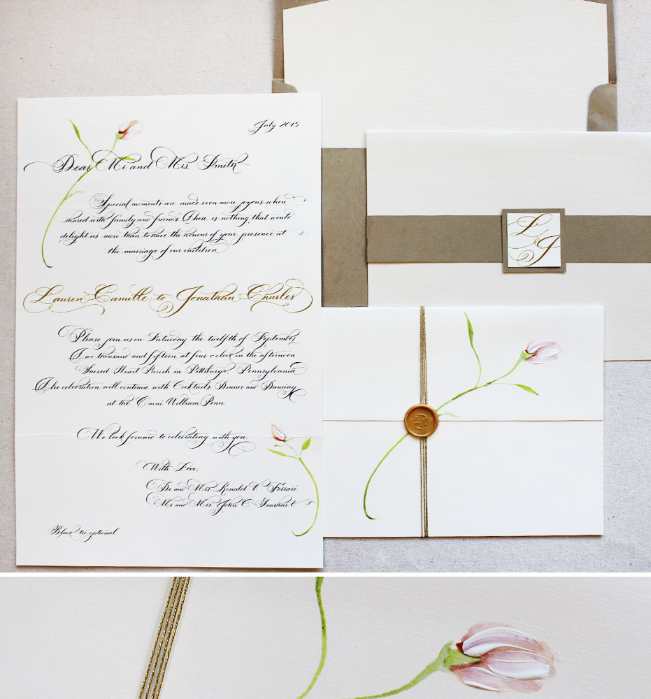 letter-style-wedding-stationery