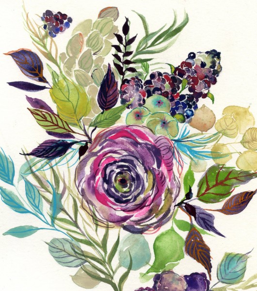 watercolor-flower-painting-wedding-invitation