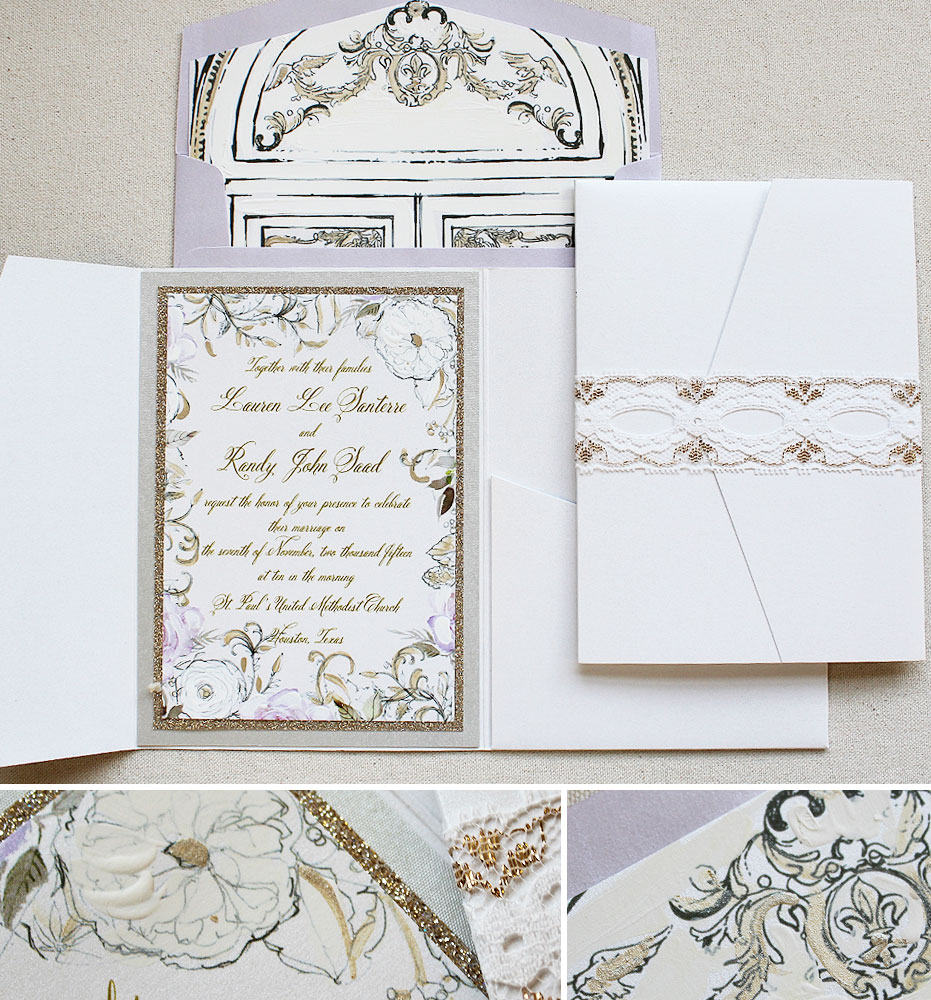 white-floral-wedding-invite