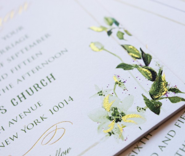 watercolor-foil-botanical-wedding-invitation