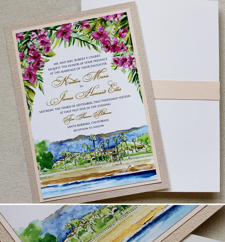 orchid-wedding-invitation