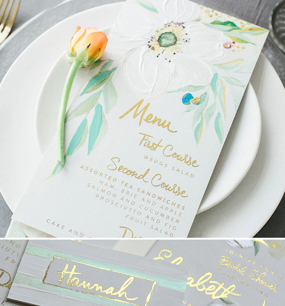 hand-painted-wedding-menus