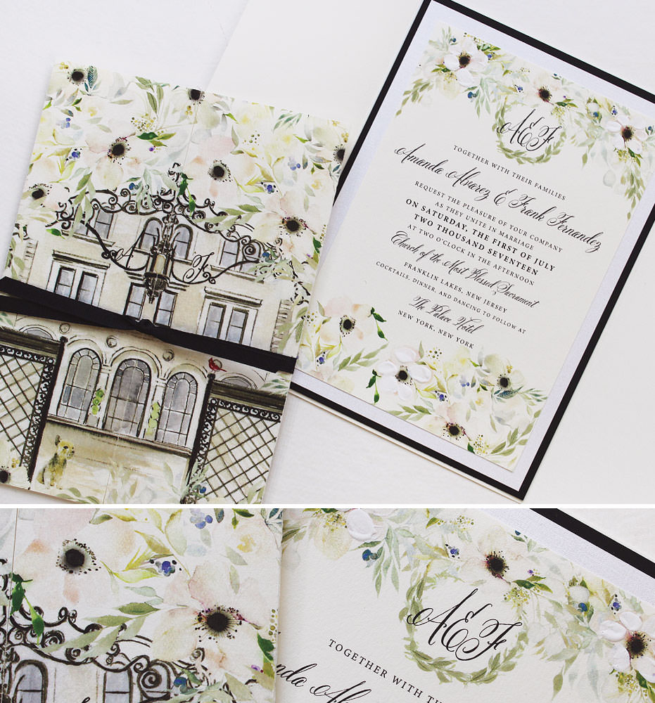 white-anemone-wedding-invitation