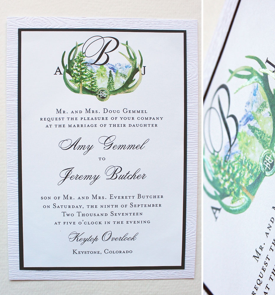 watercolor-crest-wedding-invitations