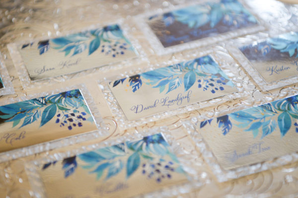 Watercolor Wedding Place Cards
