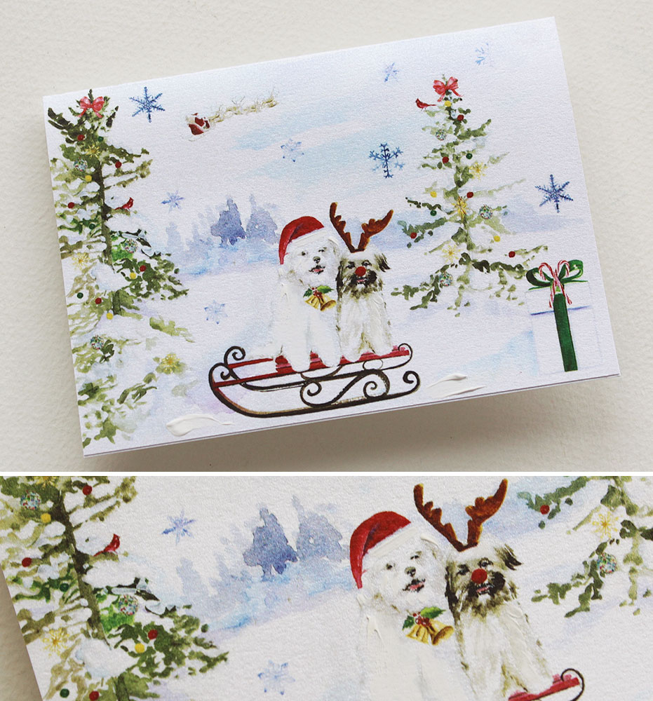Watercolor Christmas Cards