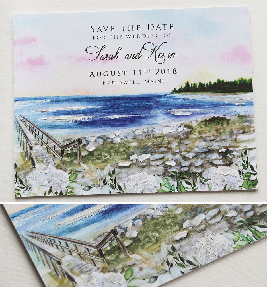 Maine Wedding Save the Date