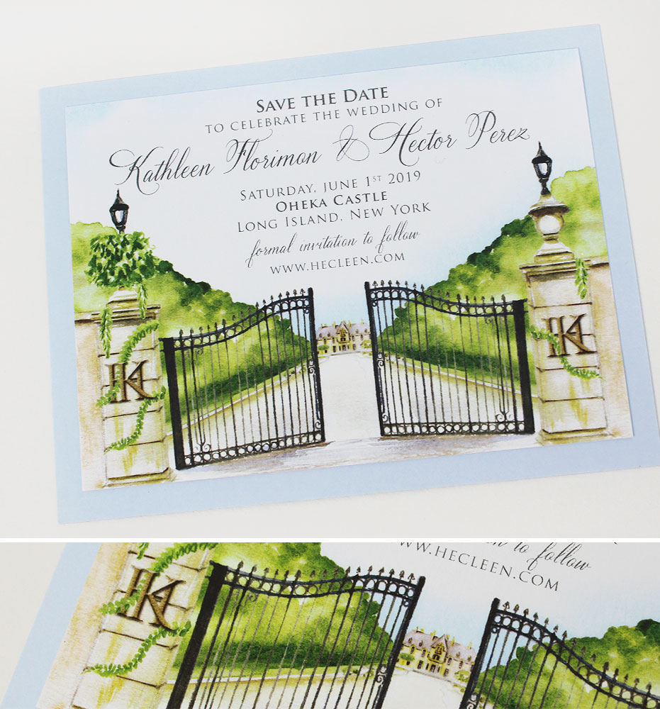 Oheka Castle Wedding Invitations
