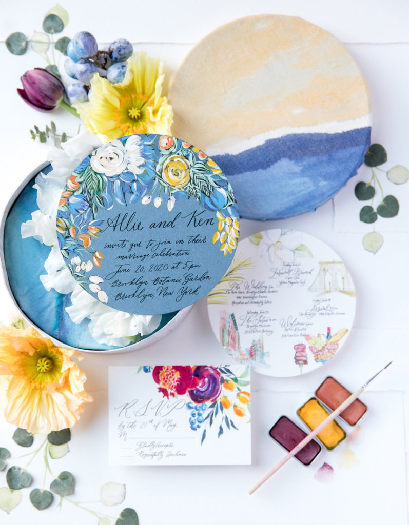 Spring-Flowers-Watercolor-Wedding-Invite