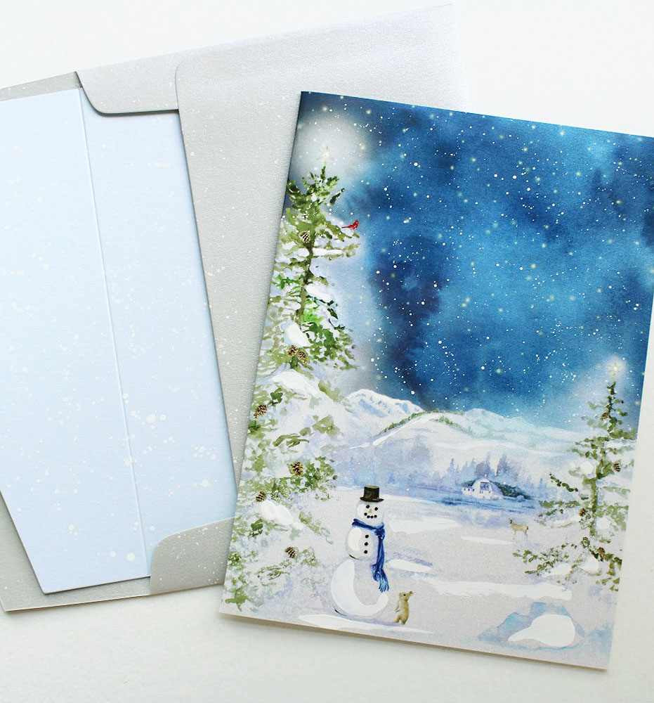 Winter Landscape Christmas Cards