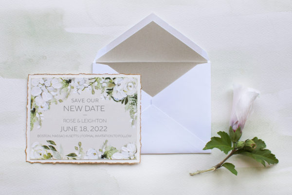 Wedding Change the Date Card
