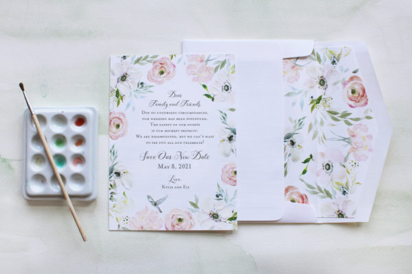 Change the Date Wedding Stationery