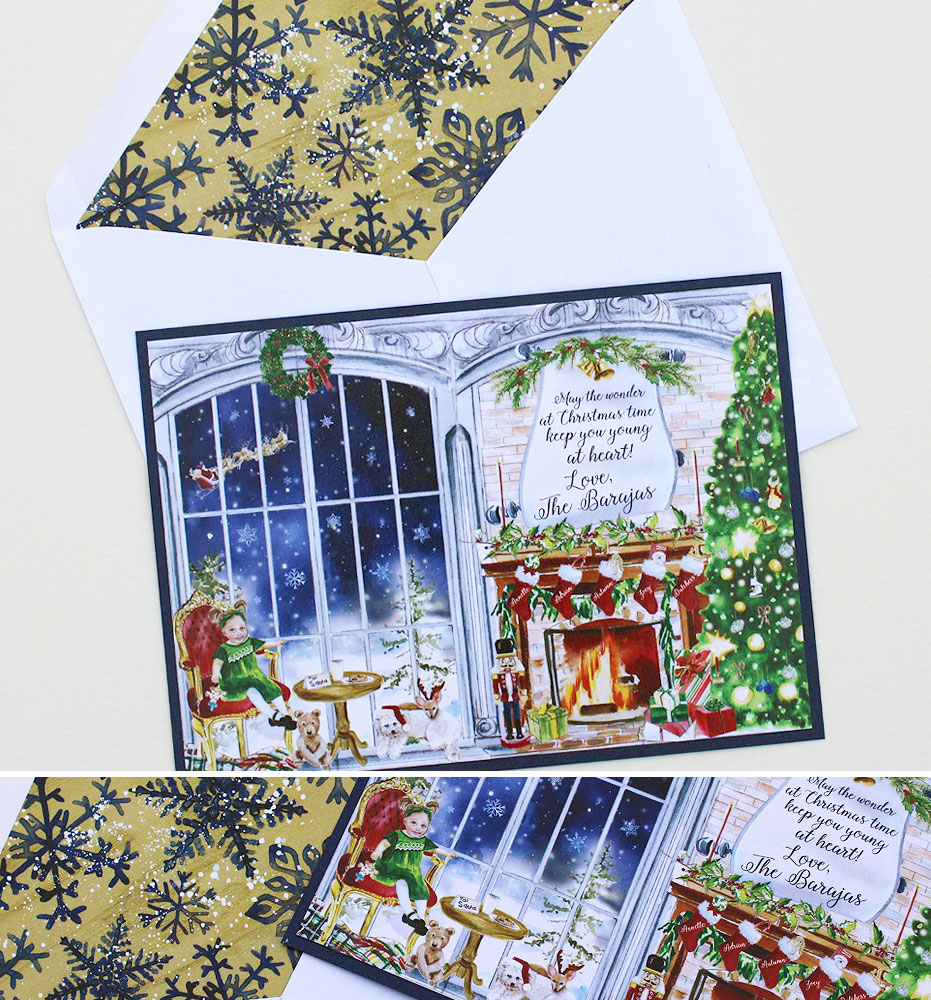 Hand Painted Watercolor Holiday Cards