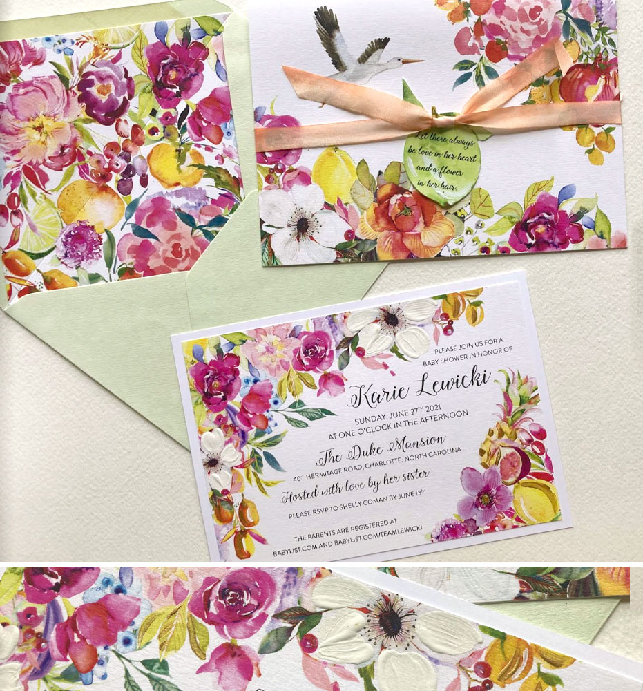 watercolor-floral-hand-painted-stork-baby-shower-invitations