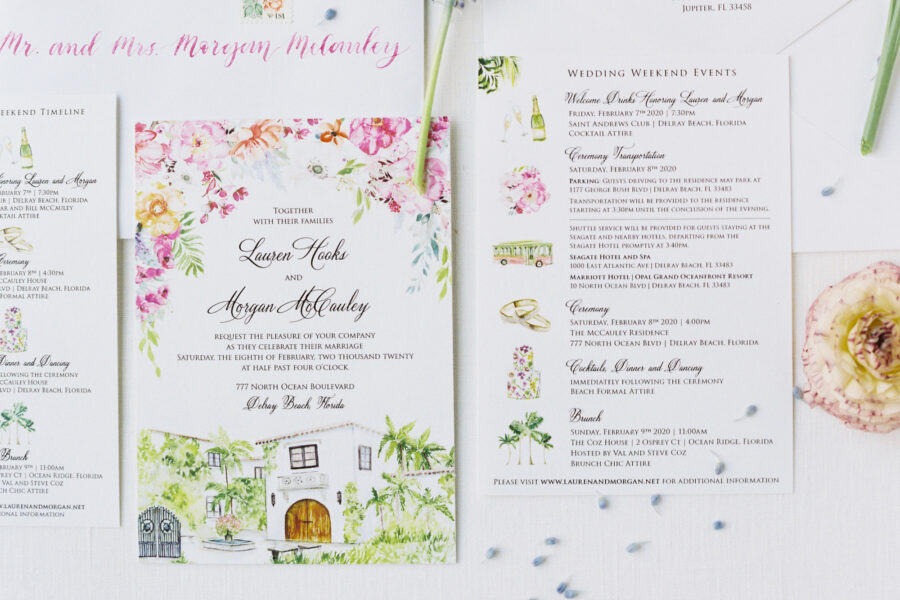 custom-house-illustration-wedding-invitation