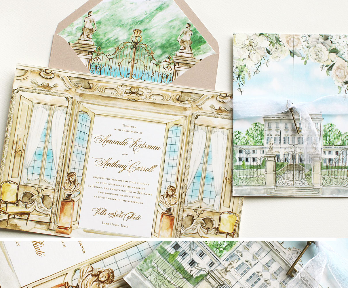 villa-sola-cabiati-watercolor-wedding-invitations