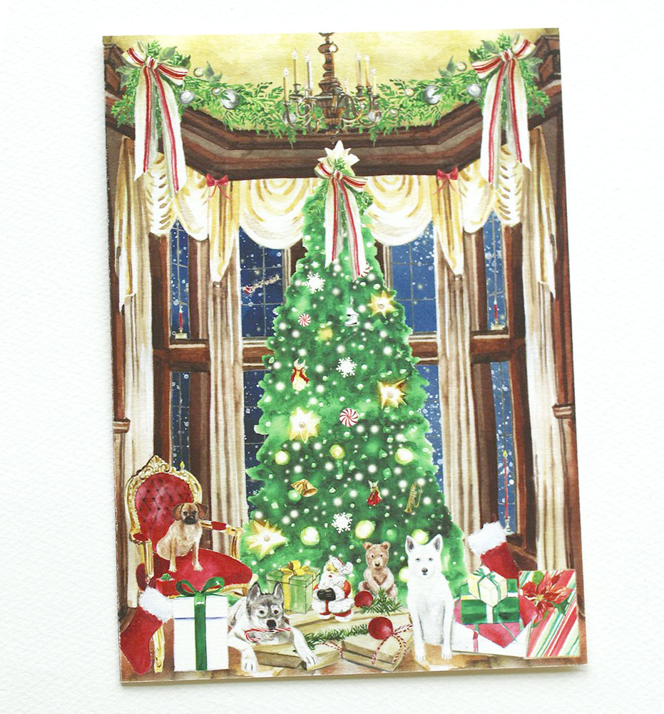Christmas Tree Holiday Card 