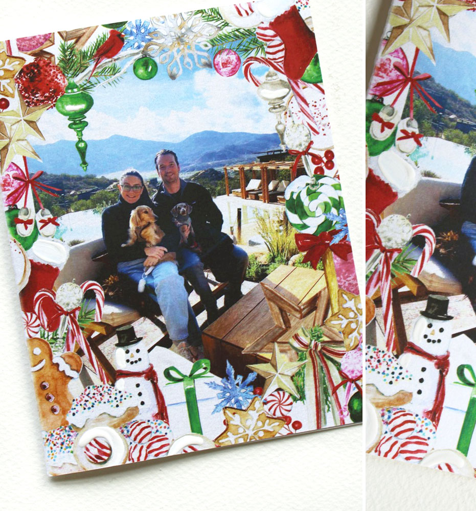 Embellished Photo Holiday Card 