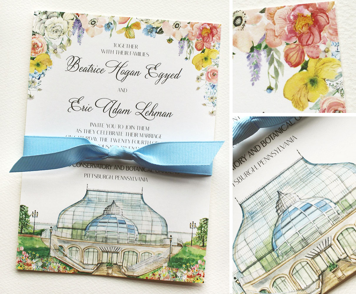 Botanical Garden Wedding Invitation