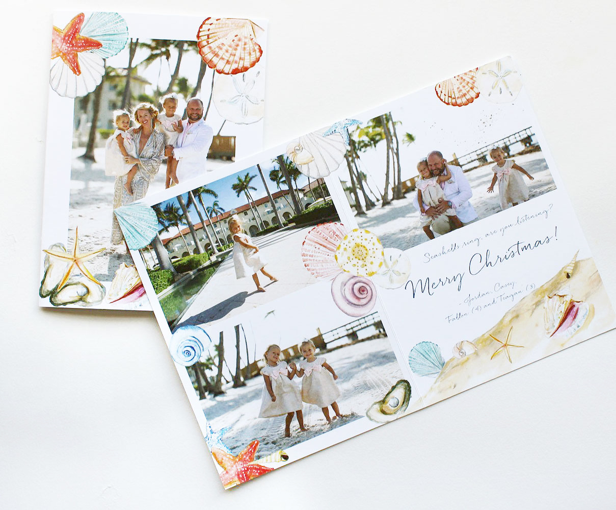 seashell-family-holiday-cards